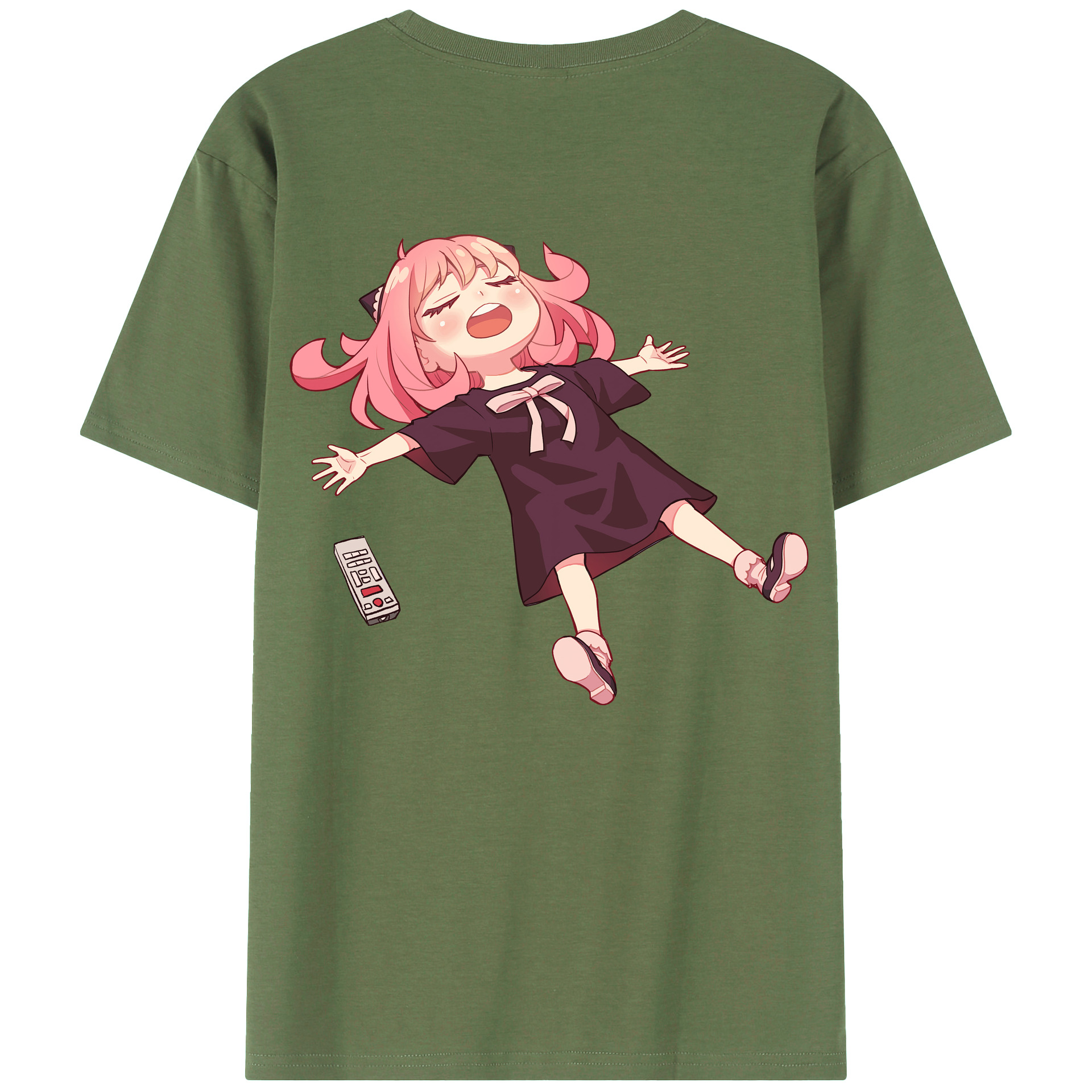 （画像用） SPY×FAMILY间谍家家酒 綿100％ メンズ半袖Tシャツ（バックプリント） 通気性